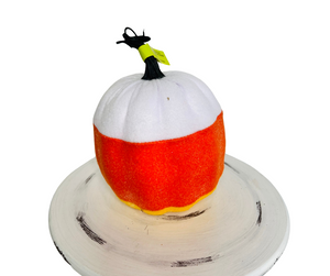 Sweet Harvest Delight: Orange/Yellow/White Candy Corn Foam Pumpkin-56697HAL