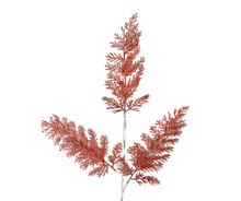 Load image into Gallery viewer, Winter Wonderland Cedar Spray - 26.5 Inches of Pink Snow-Kissed Elegance-XS221615