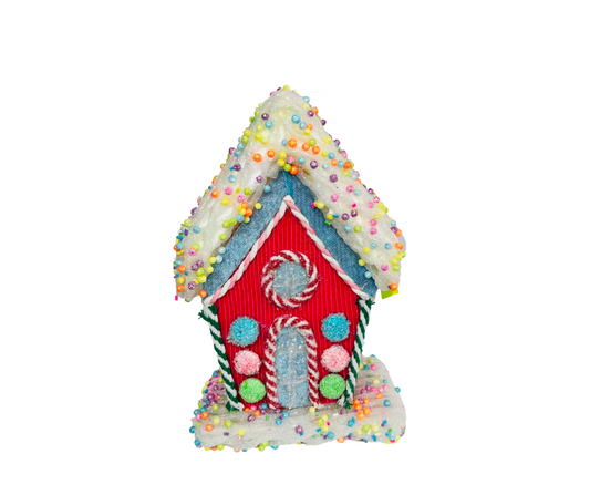 Sweet Holiday Delight: Christmas Candy House Foam Ornament/Wreath Attachment-85325PK TCT Crafts