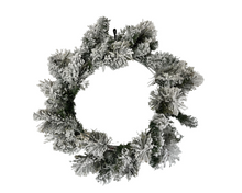 Load image into Gallery viewer, 22&quot; Artificial PVC Mix Pine Wreath Base Double Ring-STK22014