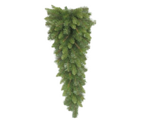 Load image into Gallery viewer, 24&quot; Artificial Pine Deluxe Teardrop Swag w/65 Tips (CVTD115)