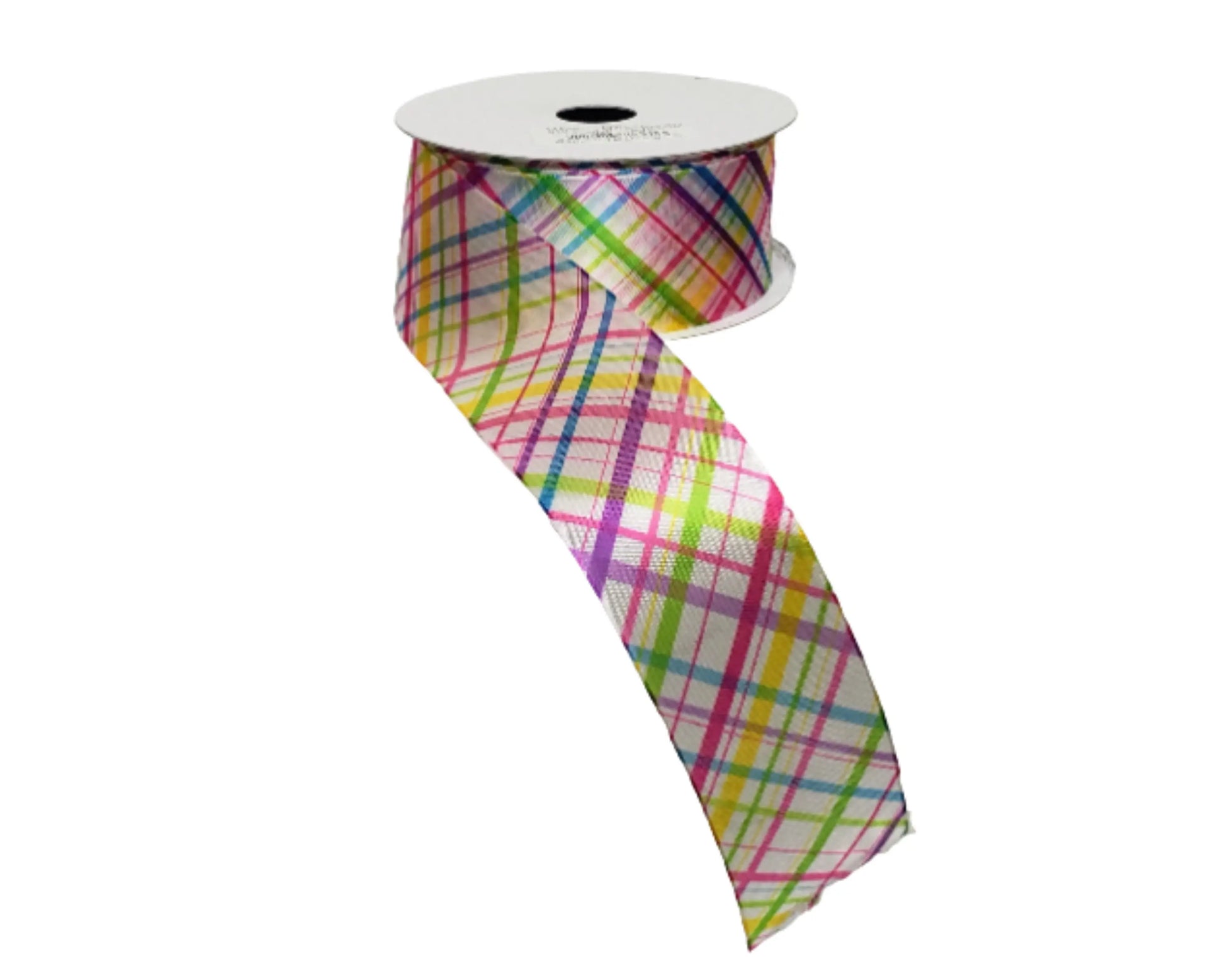Delicate Beauty: Non-Wired 1.5 Inch Multi-Colored Sheer Spring Ribbon-RJ4054 TCT Crafts