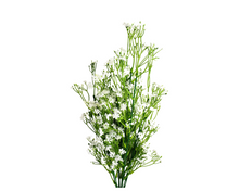 Load image into Gallery viewer, CS14677-Artificial Plastic Gyp Bush-White - TCTCrafts