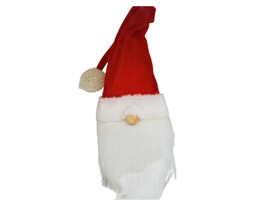 Velvet/Foam Gnome Head - Whimsical Holiday Decor for Your Home-XN4210