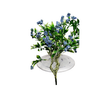 Load image into Gallery viewer, Mini Pom-Pon Bush-Blue: Perfect for Wreaths, Centerpieces, and More-4838-B