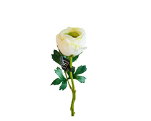 Load image into Gallery viewer, Elegant Simplicity: Artificial White Ranunculus Stem (1 Stem, 17.5 Inches)-GA1422WHGR