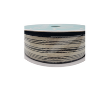 Load image into Gallery viewer, 1.5 Inch Ticking Stripe Farmhouse Wired Ribbon - Classic Charm for Your Home-RGA187502