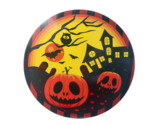 Load image into Gallery viewer, TCT1398-11.75&quot; Metal Halloween Haunted House Pumpkin Sign