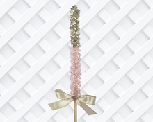 Load image into Gallery viewer, 12&quot; Pink &amp; Gold Rock Candy