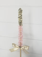 Load image into Gallery viewer, 12&quot; Pink &amp; Gold Rock Candy