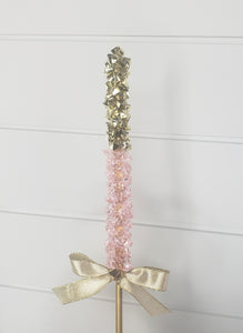 12" Pink & Gold Rock Candy