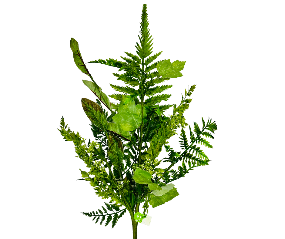 Lush Greenery: 30-Inch Artificial Fern Leaves Spray-63345SP30