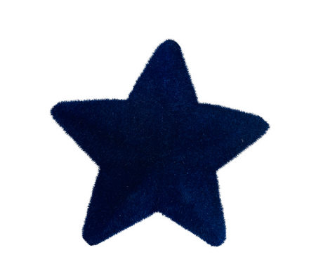 9x9" Flocked Glitter Pointed Star Decor in Blue or Red - Sparkling Addition to Your Holiday Decor-HJ902119/HJ902124 TCT Crafts