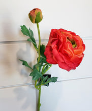 Load image into Gallery viewer, GA1231COR-Artificial Ranunculus Stem-Coral - TCTCrafts
