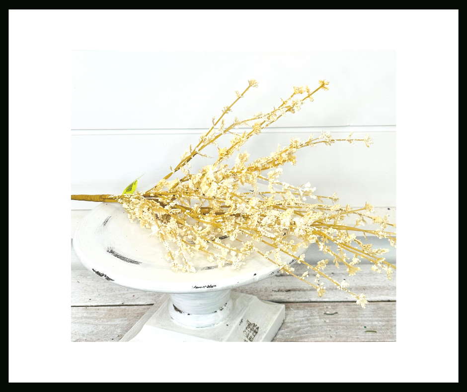 Natural Beauty: 28-Inch Gypso Spray for Floral Arrangements-29462NAT TCT Crafts