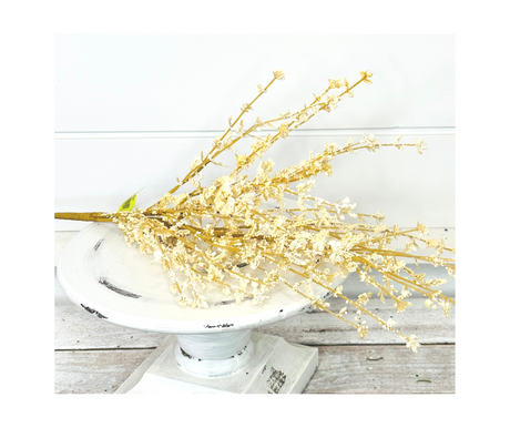 Natural Beauty: 28-Inch Gypso Spray for Floral Arrangements-29462NAT TCT Crafts