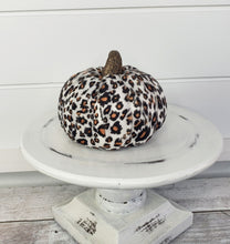 Load image into Gallery viewer, Leopard Print Foam Pumpkin: A Versatile Accent for Any Fall Decor-HA039627