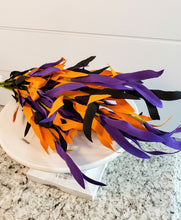 Load image into Gallery viewer, HH1218-Artificial Wild Eva Grass Bush-Purple/Black/Orange - TCTCrafts