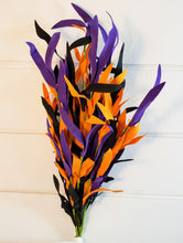 Load image into Gallery viewer, HH1218-Artificial Wild Eva Grass Bush-Purple/Black/Orange - TCTCrafts
