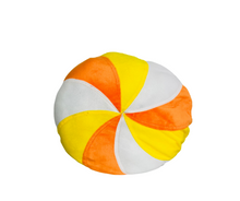 Load image into Gallery viewer, Sweet and Festive: Plush Candy Corn Peppermint Pillow/Wreath Attachment-56938YWORWT