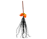 Sparkling Halloween Glitter Twig Witch Broom - 24 Inches of Enchanting Charm-56550ORBK TCT Crafts