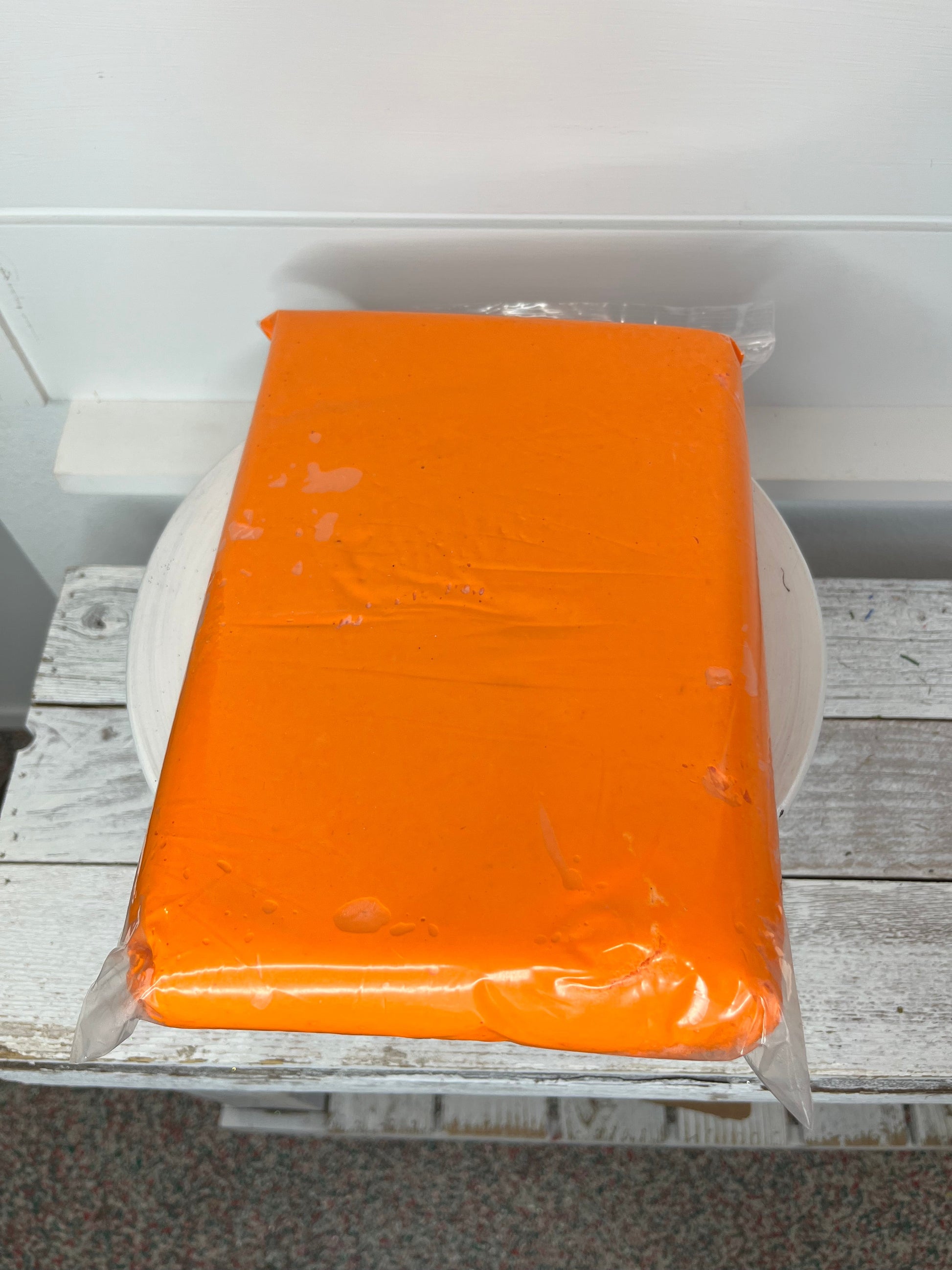Orange Air Dry Lightweight Foam Clay TCT Crafts
