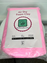 Load image into Gallery viewer, Light Pink Air Dry Lightweight Foam Clay