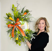 Load image into Gallery viewer, Easter Grapevine Carrot Wreath-TCT1598