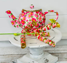 Load image into Gallery viewer, 63202PK -H6xW10 Pink Foam Tea Pot Wreath Attachment