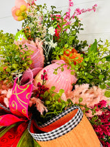 Designer Spring Easter Floral Door Swag-TCT1614 TCT Crafts
