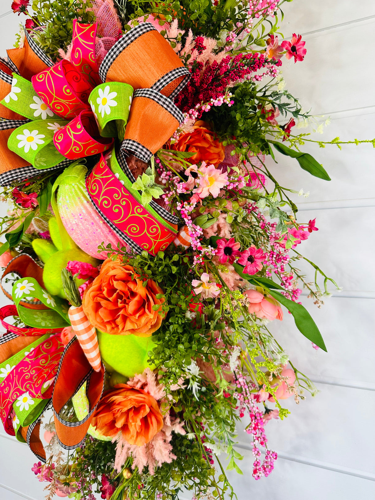 Designer Spring Easter Floral Door Swag-TCT1614 TCT Crafts