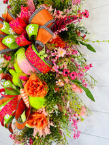 Designer Spring Easter Floral Door Swag-TCT1614 TCT Crafts