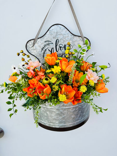 Mother's Day Wildflower Door Hanger/Arrangement -TCT1620 TCT Crafts