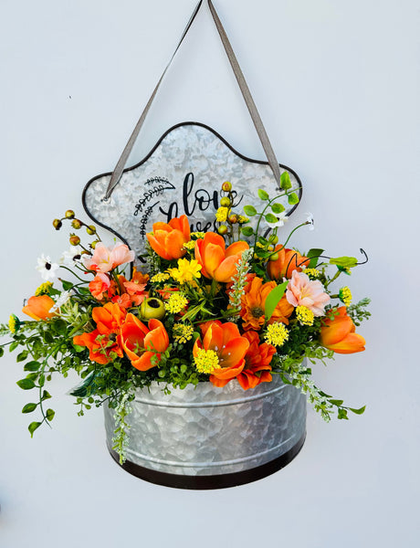 Mother's Day Wildflower Door Hanger/Arrangement -TCT1620 TCT Crafts