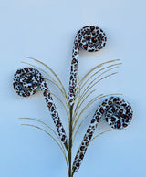 Wild and Chic: 31-Inch Leopard Print Tubing Coil Spray in Cream/Black/Brown/Gold-MN018208 TCT Crafts