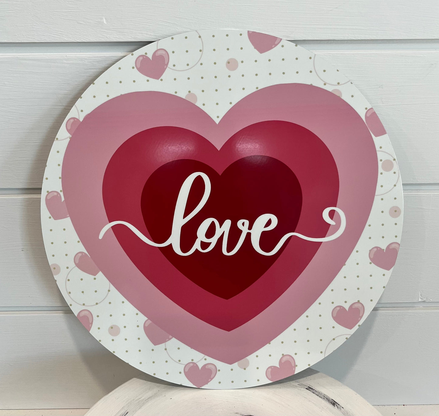 11.75" Metal Valentine's Day Love Sign-TCT1447