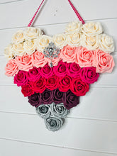 Load image into Gallery viewer, Valentine&#39;s Day Floral Rose Door Hanger -TCT1451