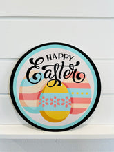 Load image into Gallery viewer, 11.75 inch Happy Easter round metal sign-TCT1480