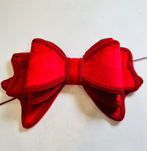 Large Red Wreath Bow-TCT1510