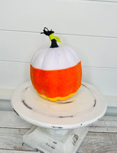 Load image into Gallery viewer, Sweet Harvest Delight: Orange/Yellow/White Candy Corn Foam Pumpkin-56697HAL