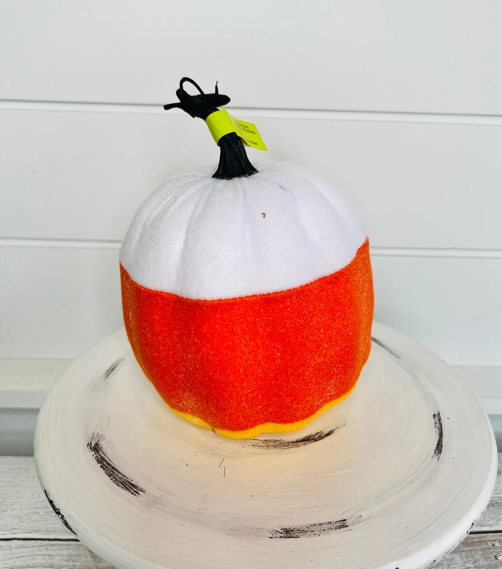 Sweet Harvest Delight: Orange/Yellow/White Candy Corn Foam Pumpkin-56697HAL TCT Crafts
