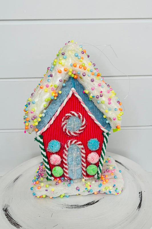 Sweet Holiday Delight: Christmas Candy House Foam Ornament/Wreath Attachment-85325PK TCT Crafts