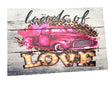 "Loads of Love" Valentine's Day Truck Wooden Sign with Rope-CM2128 TCT Crafts