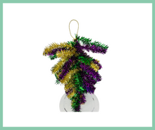 Load image into Gallery viewer, (1 ) 24&quot; Mardi Gras Teardrop Swag/Wreath Base-Green/Purple/Gold
