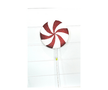 Load image into Gallery viewer, 24&quot;x8&quot; Peppermint Lollipop Spray in Red and White by TCT Crafts - Festive Holiday Decor-84913RDWT