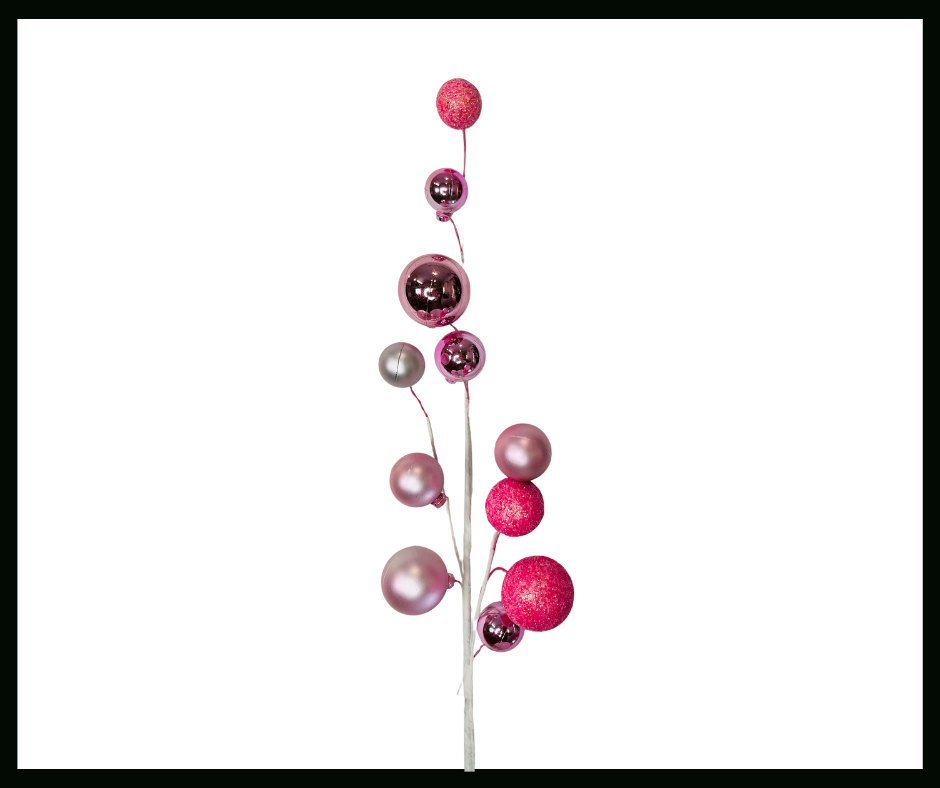 Elegant Light Pink Mixed Ball Spray - 24"L-XS106115 TCT Crafts