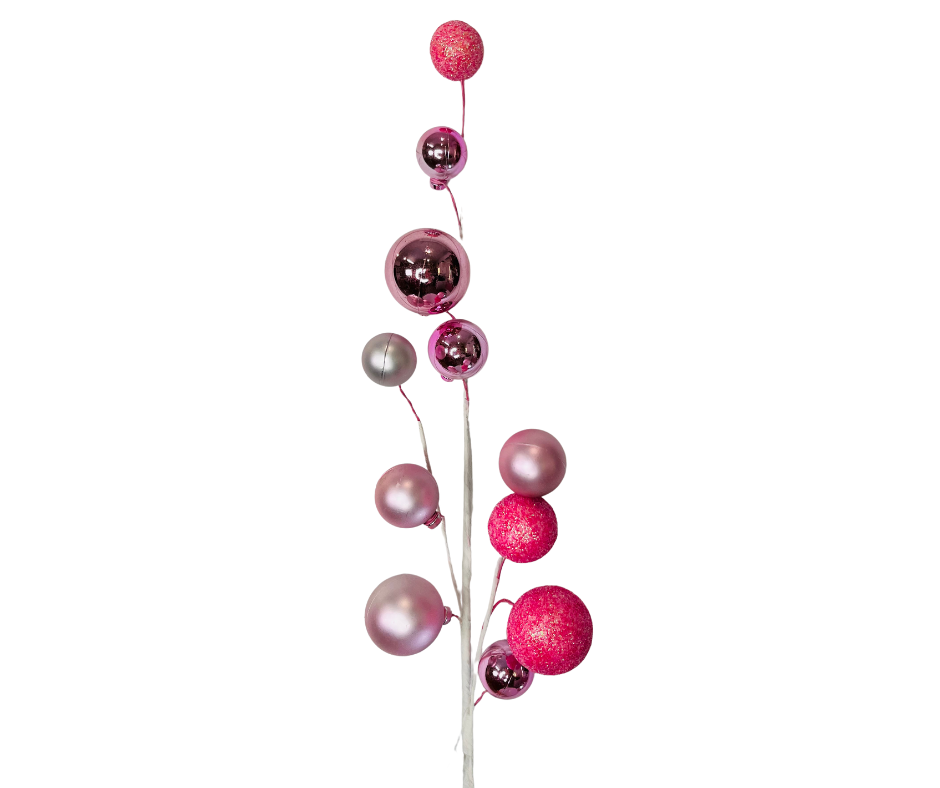 Elegant Light Pink Mixed Ball Spray - 24"L-XS106115 TCT Crafts