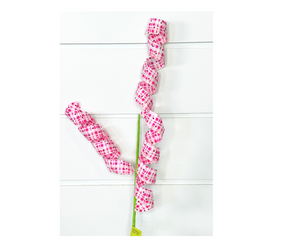24L" Pink Daisy Curl Wreath Pick - Vibrant Floral Accent-63222PK TCT Crafts