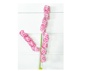 24L" Pink Daisy Curl Wreath Pick - Vibrant Floral Accent-63222PK