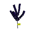 16" Purple Glitter Frizzy Curly Pick/Spray by TCT Crafts - Sparkling Holiday Decor-82510PU Liberty Floral